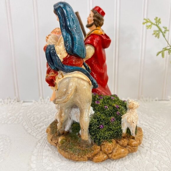 Fitz And Floyd Nativity Figurine Holiday Musical "The Journey" Tune O Holy Night - Picture 10 of 14